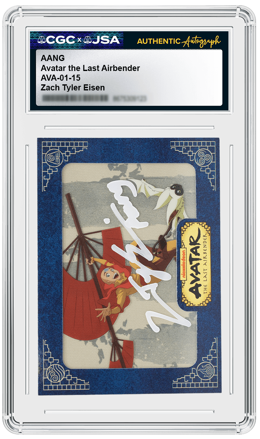 Aang - Zach Tyler Eisen CGC Graded Signature Card